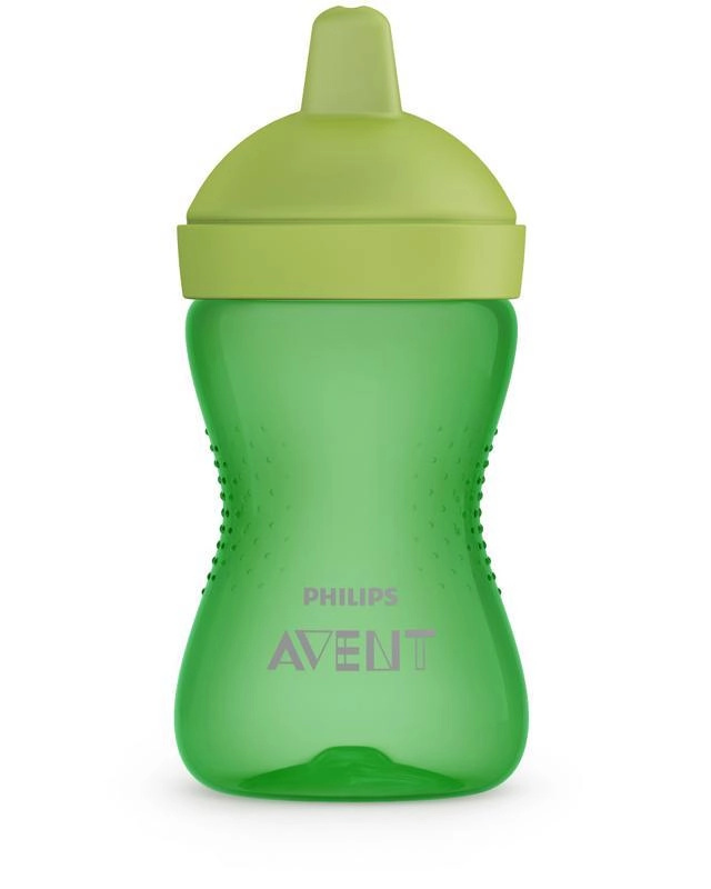 AVENT Hrneček Grippy s tvrdou hubičkou 300 ml dívka