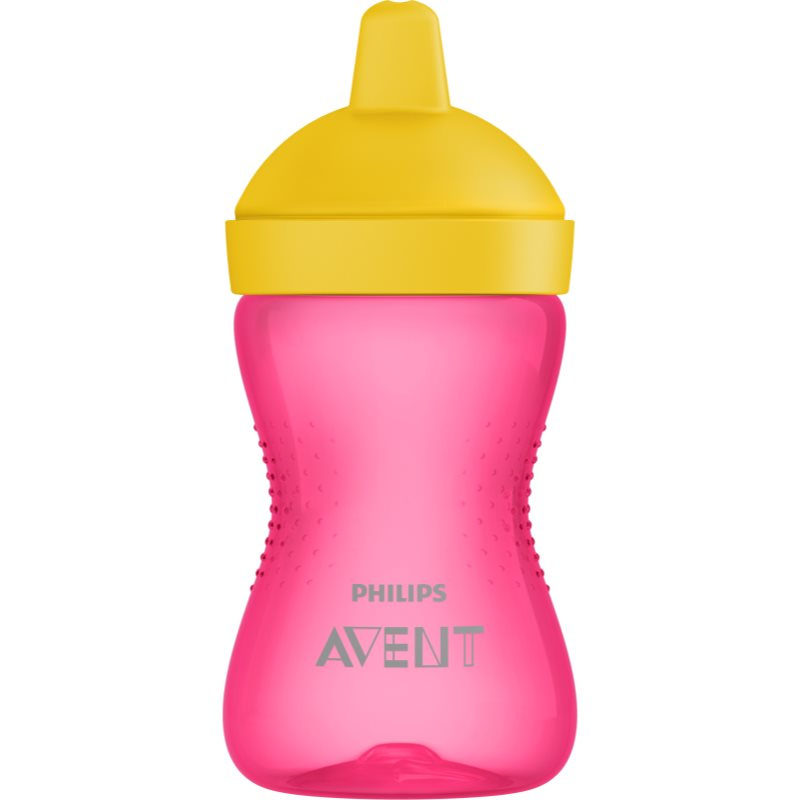 AVENT Hrneček Grippy s tvrdou hubičkou 300 ml dívka