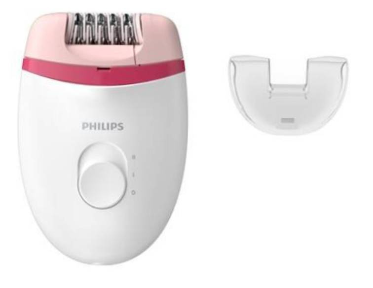Epilátor Philips Satinelle Essential BRE235/00 / 2 rychlosti / pinzetový / 230 V / bílá/růžová Varianta: ivi1