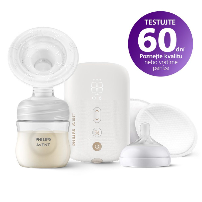 AVENT Odsávačka mateřského mléka elektronická Premium dobíjecí SCF396