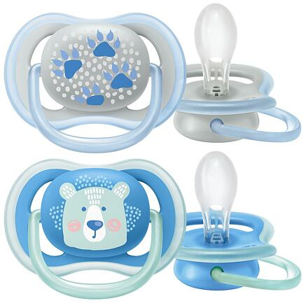 AVENT Šidítko Ultra air Pastel 6-18 m chlapec, 2ks