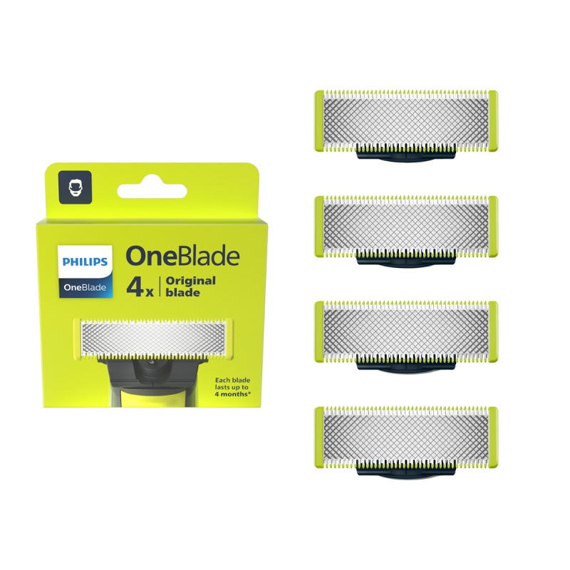PHILIPS OneBlade QP240/50 náhradní břity 4 kusy