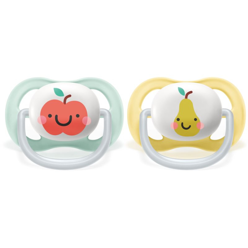 Philips AVENT Šidítko Ultra air neutral (jablko) 0-6m, 2 ks