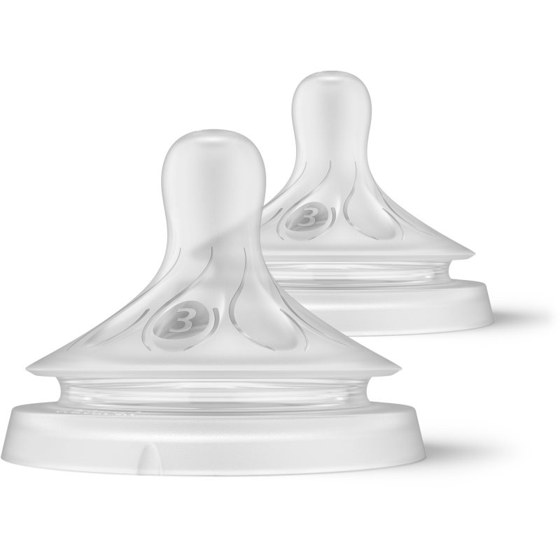 Philips AVENT Savička Natural Response 3 pomalý průtok 1m+, 2 ks
