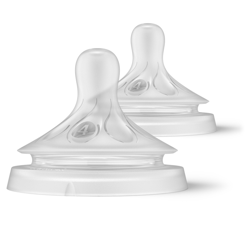 Philips AVENT Savička Natural Response 4 střední průtok 3m+, 2 ks