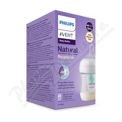 Philips AVENT Láhev Natural Response s ventilem AirFree 125 ml, 0m+