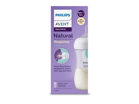 Philips AVENT Láhev Natural Response s ventilem AirFree 260 ml, 1m+