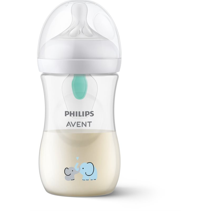 Philips AVENT Láhev Natural Response s ventilem AirFree 260 ml, 1m+, slon