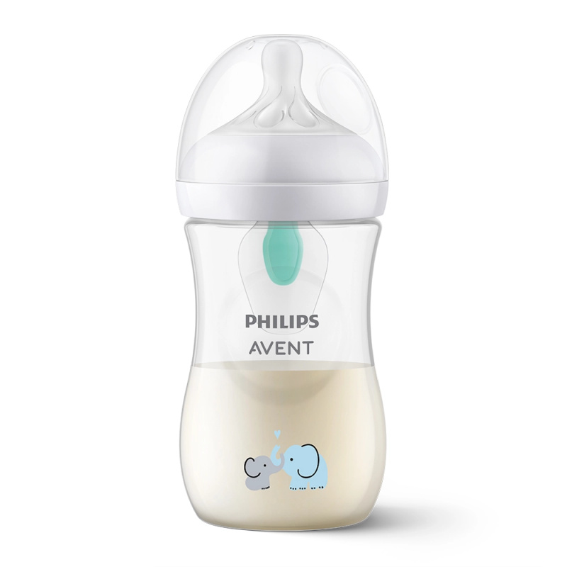 Philips AVENT Láhev Natural Response s ventilem AirFree 260 ml, 1m+, medvěd