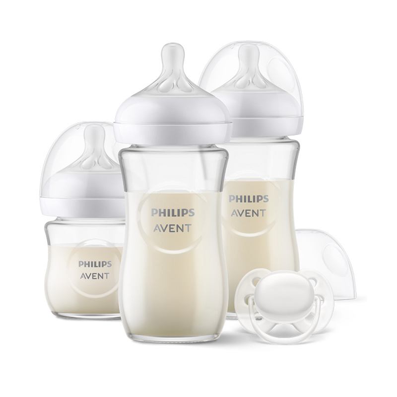 Philips Avent Natural Response Glass Set SCD878/11 dárková sada pro miminka