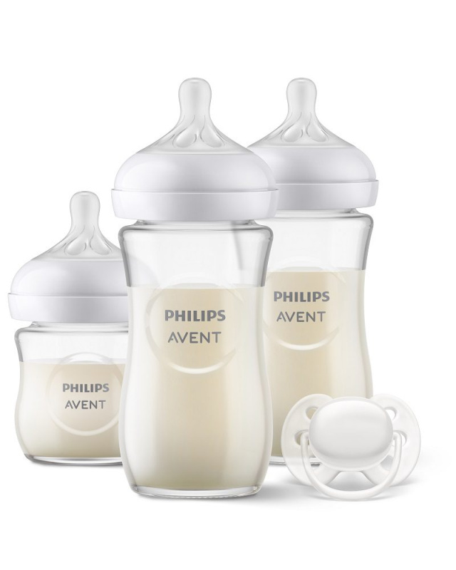 Philips Avent Natural Response Glass Set SCD878/11 dárková sada pro miminka