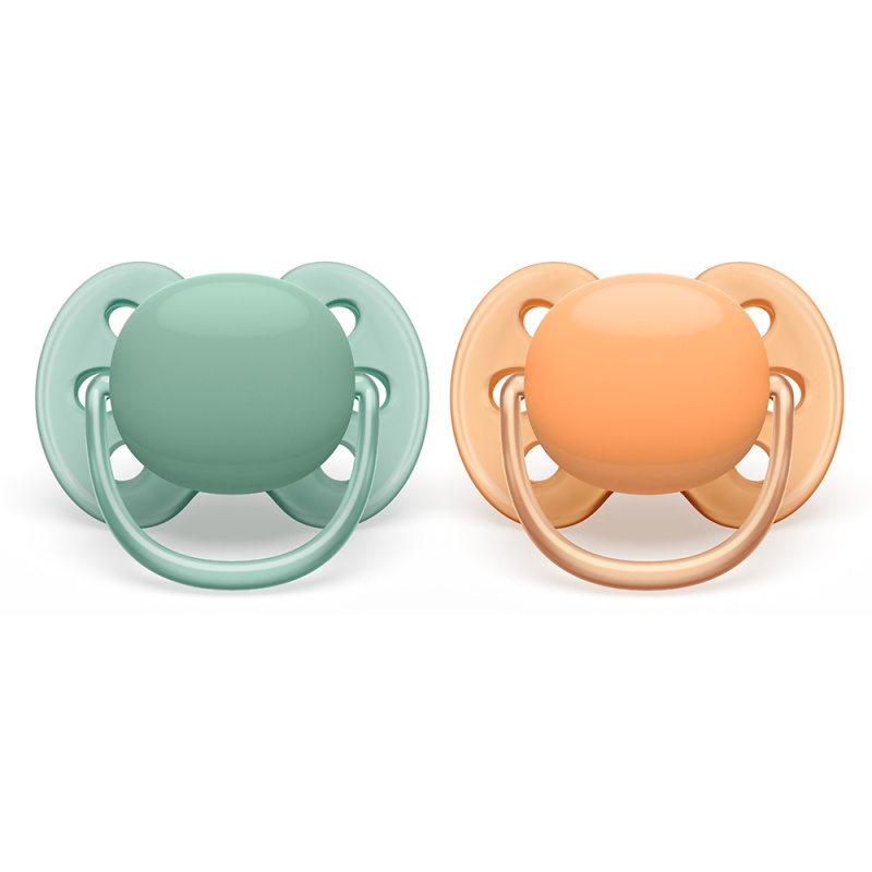 Philips AVENT Šidítko Ultrasoft Premium neutral 0-6m, 2 ks