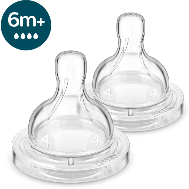 Philips Avent Anti-colic SCY764/02 savička na láhev anti-colic 6 m+ Fast Flow 2 ks