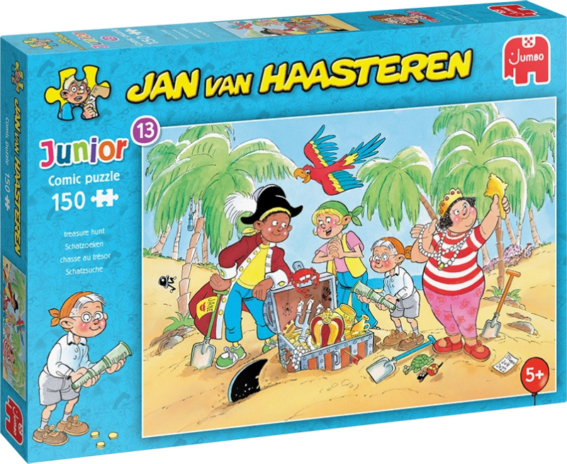 JUMBO Puzzle JvH Junior 13: Honba za pokladem 150 dílků