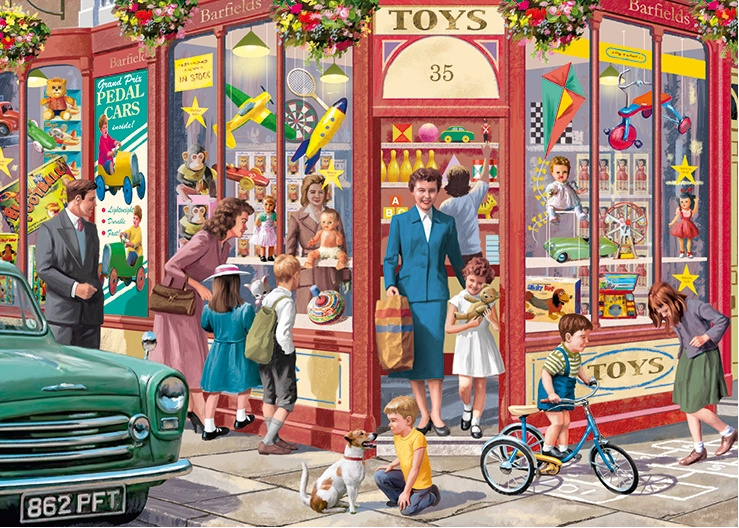 Puzzle hračkářství 1000 dílků