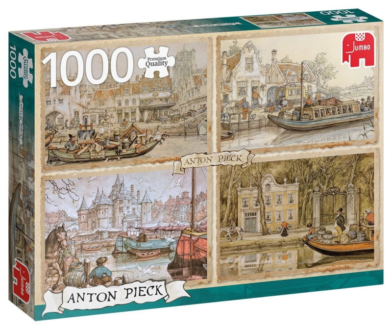 Puzzle Plavba vodními kanály 1000 dílků