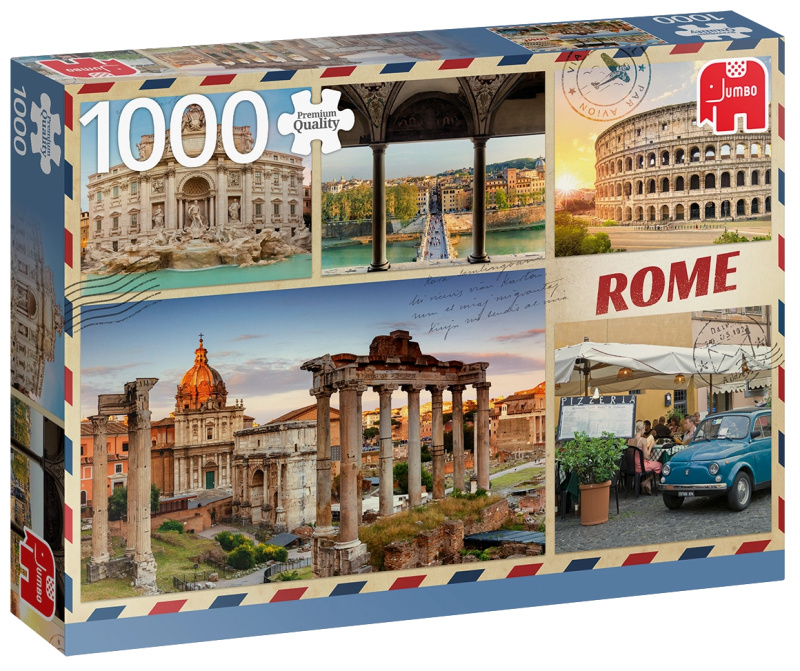 Puzzle Pozdravy z Říma 1000 dílků