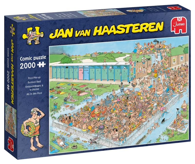Jumbo puzzle – zábava v bazénu 2000 dílků