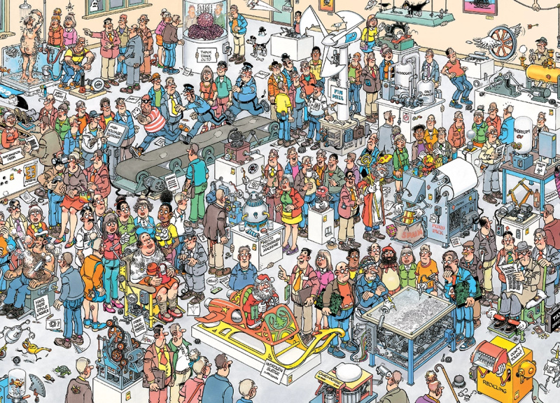 JUMBO Puzzle JvH Veletrh budoucnosti 1000 dílků