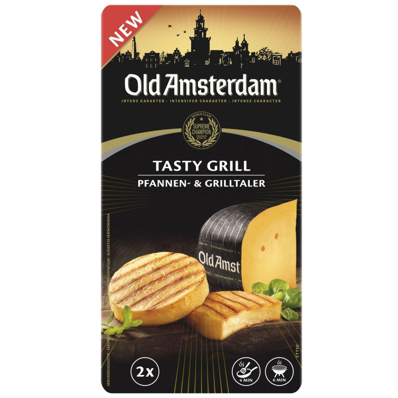 Old Amsterdam Tasty grill sýrový burger (2×70 g)