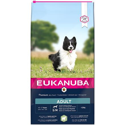 Eukanuba Adult Small & Medium Lamb & Rice 12 kg