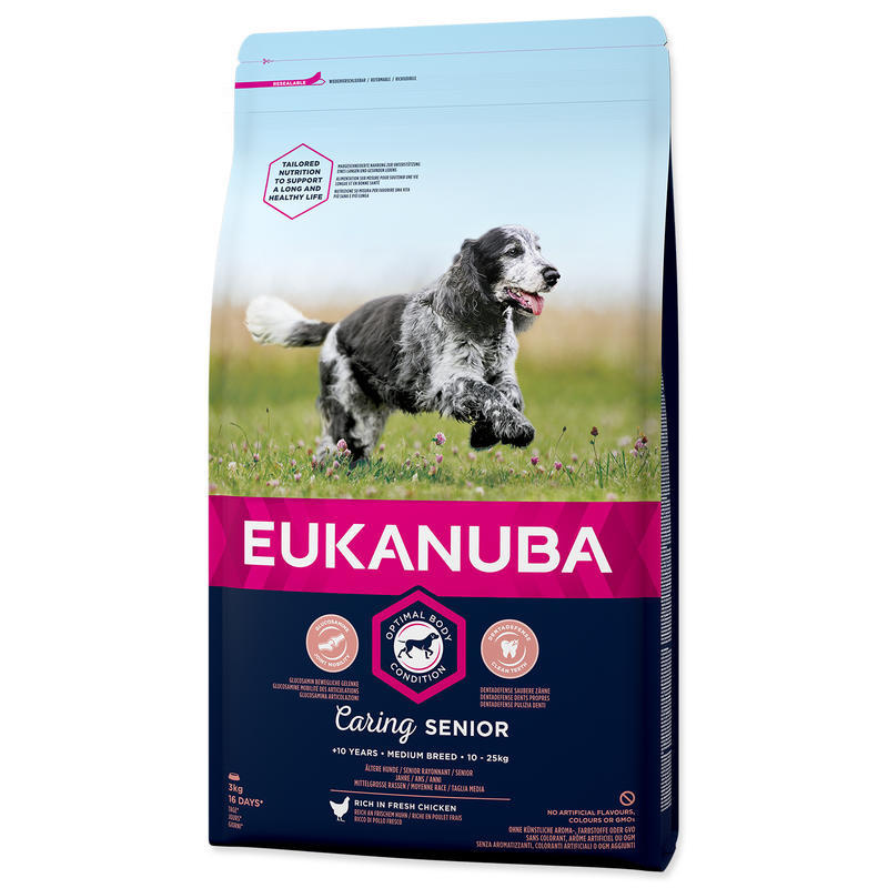 EUKANUBA Senior Medium 3kg
