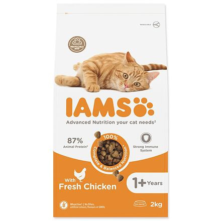 IAMS for Vitality Adult Cat Food with Fresh Chicken 2 kg