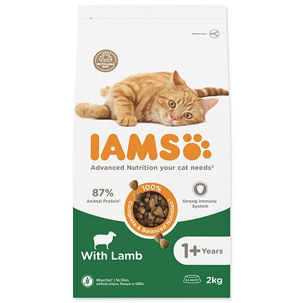 IAMS for Vitality Adult Cat Food with Lamb 2 kg