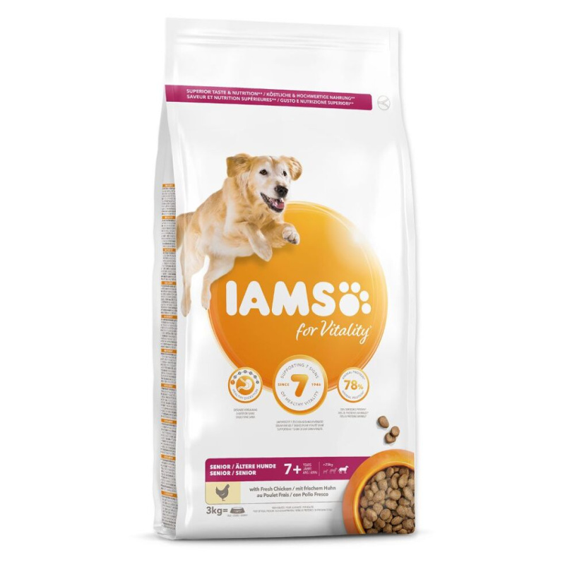 IAMS Dog Senior Large Chicken 12 kg
