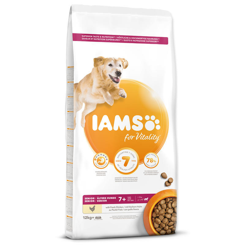 IAMS Dog Senior Large Chicken 12 kg