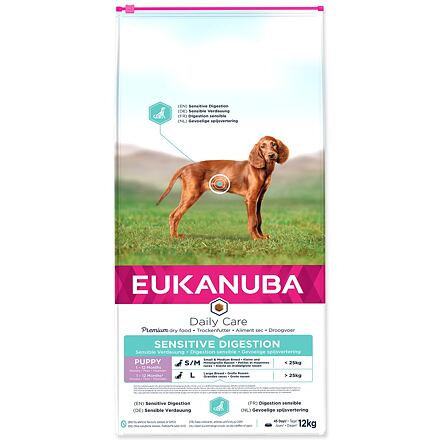 EUKANUBA Daily Care Puppy Sensitive Digestion 12 kg