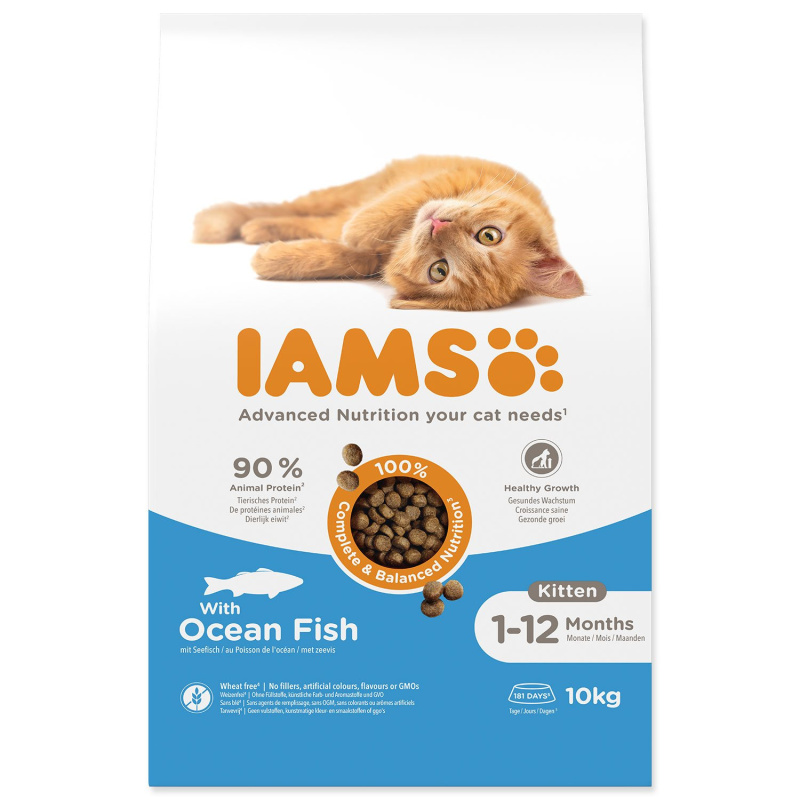 IAMS Cat Kitten Ocean Fish 10 kg