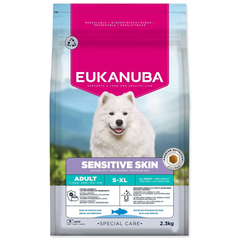 Krmivo EUKANUBA Special Care Sensitive Skin 2,3kg