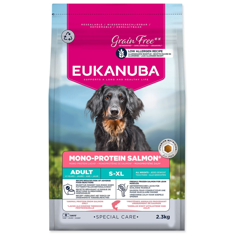 Krmivo EUKANUBA Special Care Adult Mono Protein Salmon 2,3kg