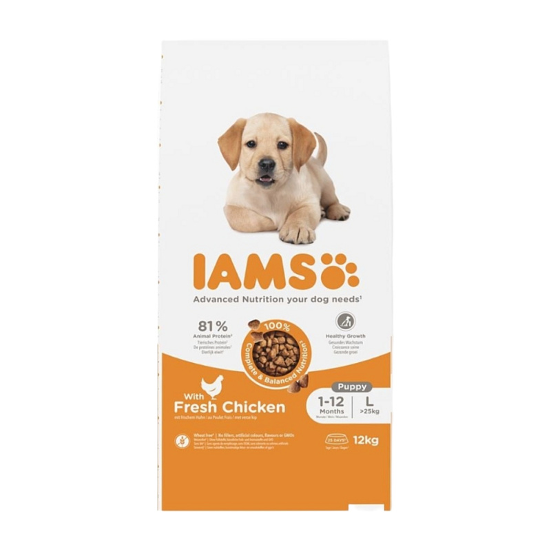 IAMS Dog Puppy Large Chicken 12kg