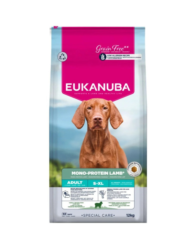 EUKANUBA Special Care Mono-Protein Adult Lamb - 12 kg
