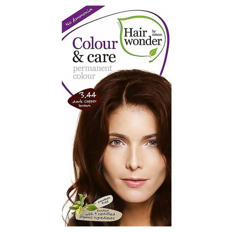 Hairwonder Dlouhotrvající barva TMAVĚ MĚDĚNÁ HNĚDÁ 3.44 100 ml