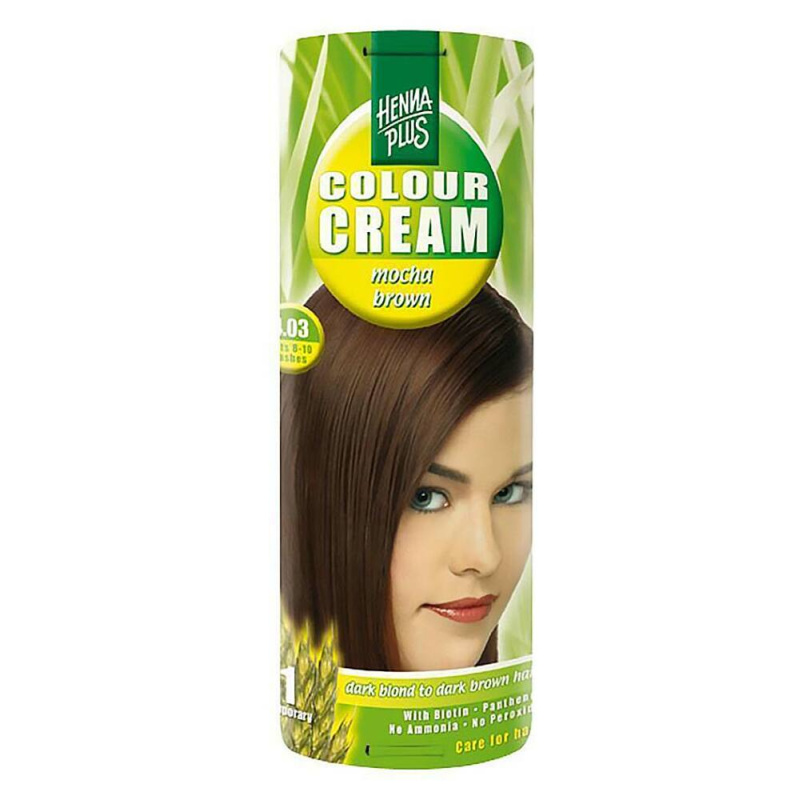 Hennaplus Přírodní barva krémová MOCCA HNĚDÁ 4.03 60 ml