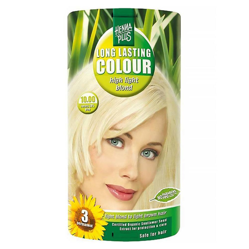 Hennaplus Dlouhotrvající barva EXTRA SVĚTLÁ BLOND 10.00