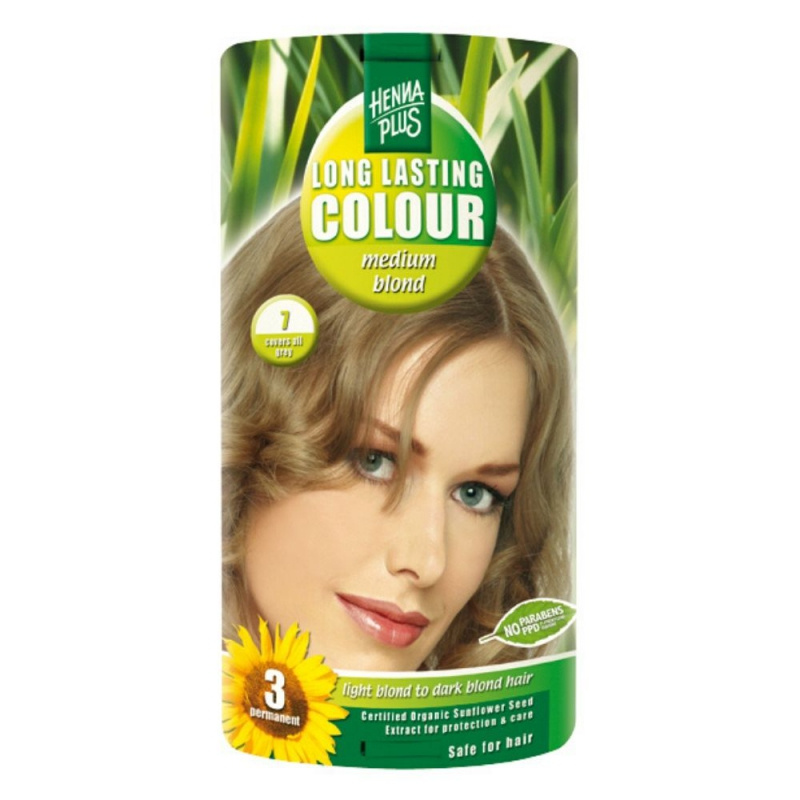 Hennaplus Dlouhotrvající barva SYTĚ BLOND 7