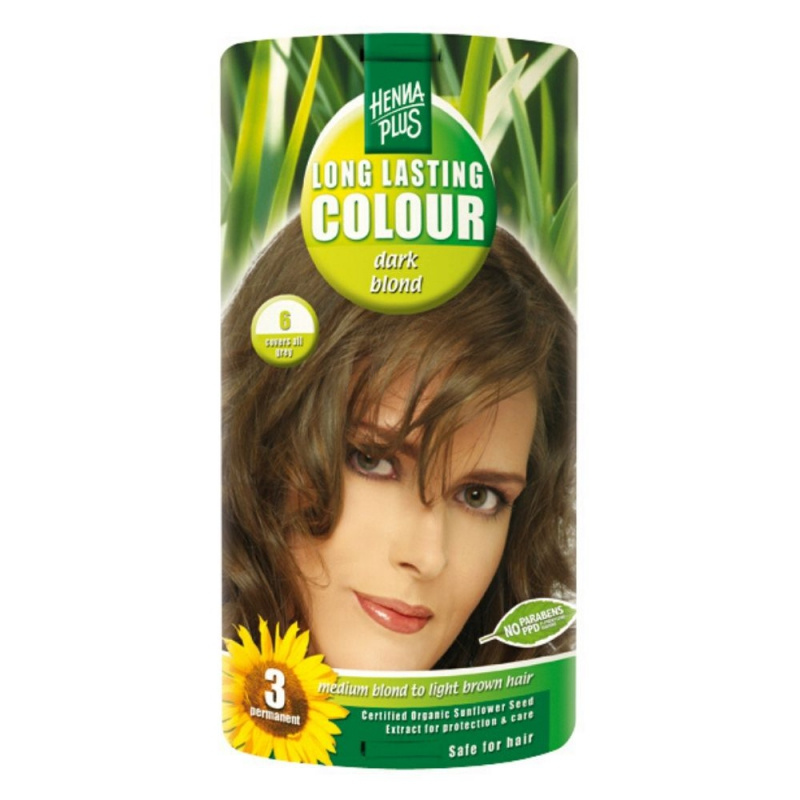 Hennaplus Dlouhotrvající barva TMAVĚ BLOND 6