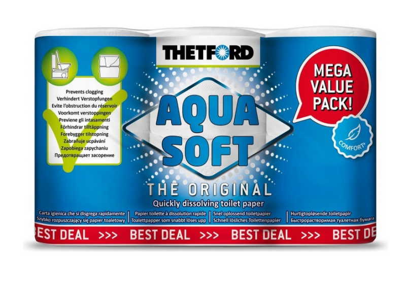 Thetford papír Aqua Soft 6 ks