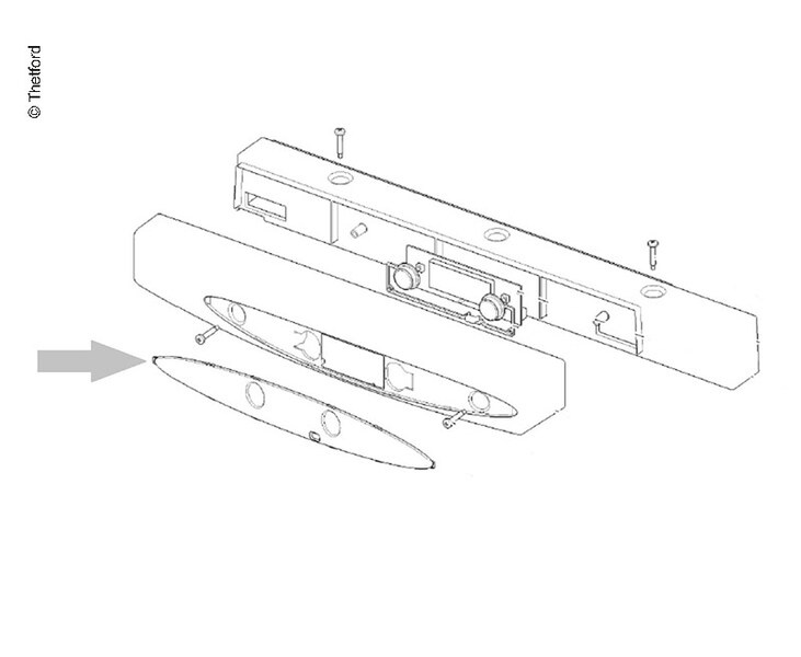 THETFORD Překryvný LCD displej