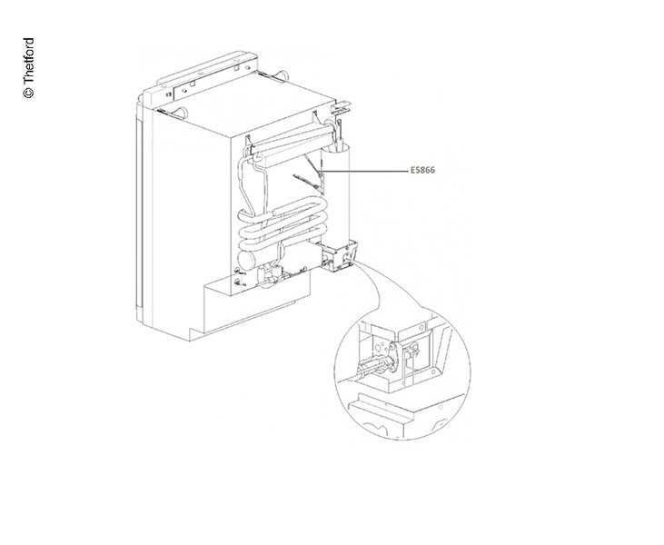 THETFORD Topná patrona AC 230V/220W