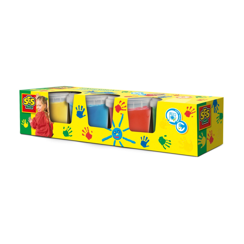 SES Prstové barvy 4x150ml
