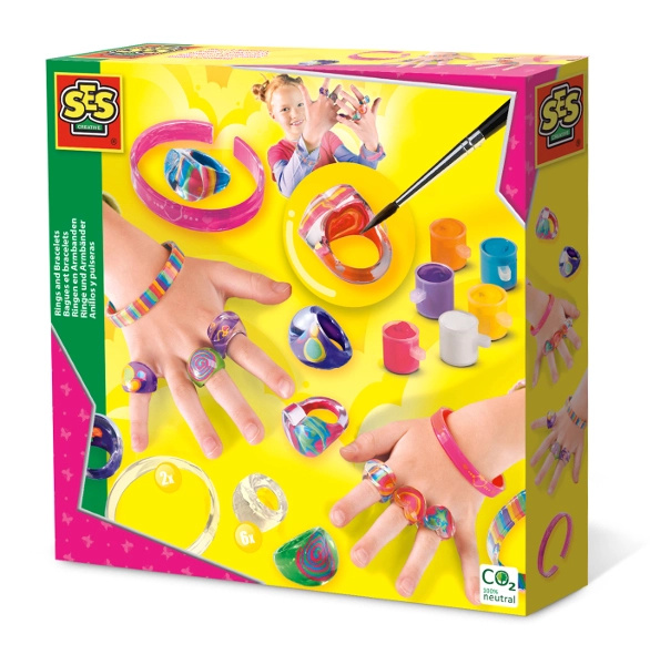 SES Malování módních prstýnků a náramků