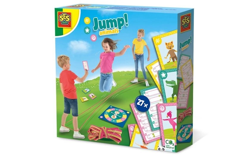SES Creative Jump! zvířata – pohybová skákací hra pro děti