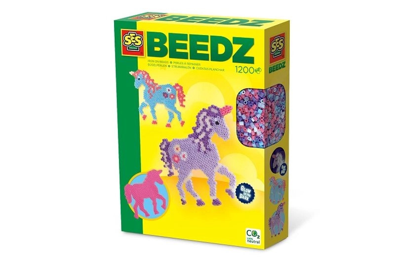 Ses Creative Beedz zažehlovací korálky – fantazijní koně a jednorožci (1200 ks)