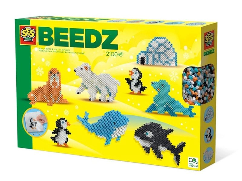 SES Creative Beedz zažehlovací korálky arktická zvířata