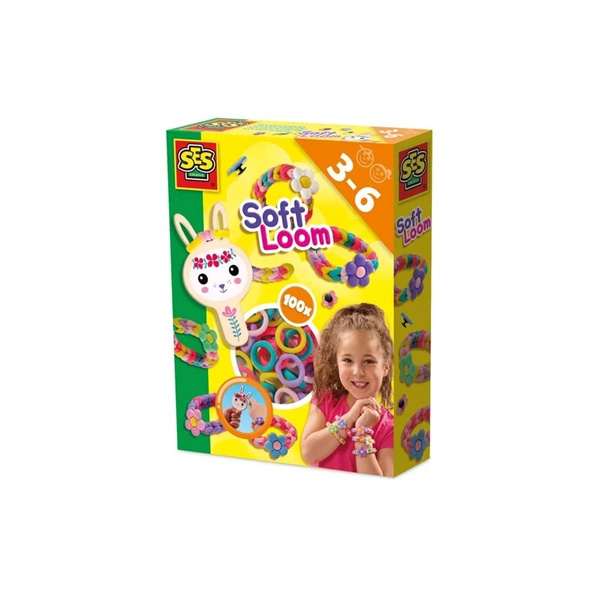 SES Creative soft loom sada na výrobu náramků - 1 kus